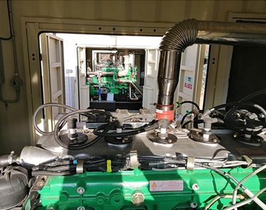 LETOU乐投250KW/400V陆用发电机应用于中石化项目