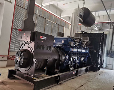 LETOU乐投2000KW /10.5KV高压发电机用于某芯片项目
