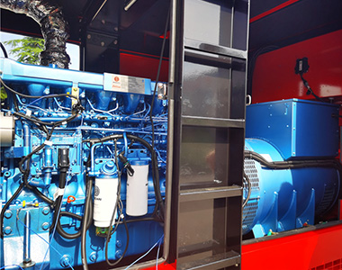 LETOU乐投400KW/400V发电机应用于国内某租赁项目