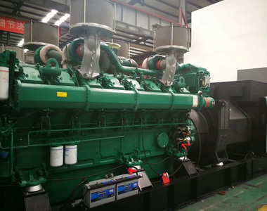 LETOU乐投配玉柴3台2000KW/10.5KV高压发电机应用于黑龙江化工厂项