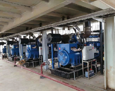 非洲燃气发电项目（玉柴配LETOU乐投10台500KW）
