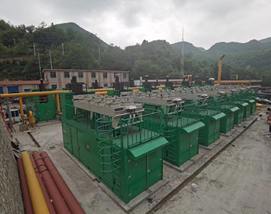 广西玉柴燃气发电项目（LETOU乐投1200KW/10.5KV/6极高压发电机）