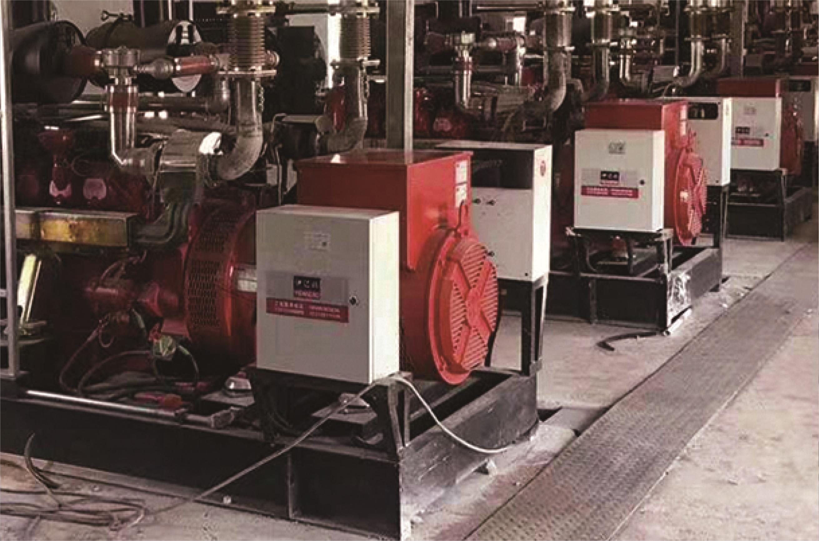 陕北中石化天然气发电站项目（斗山配LETOU乐投10台200KW）